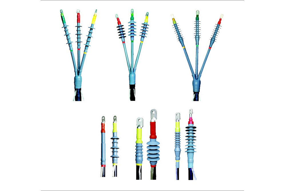 Silicon rubber series cross-linking electric power cable accessories