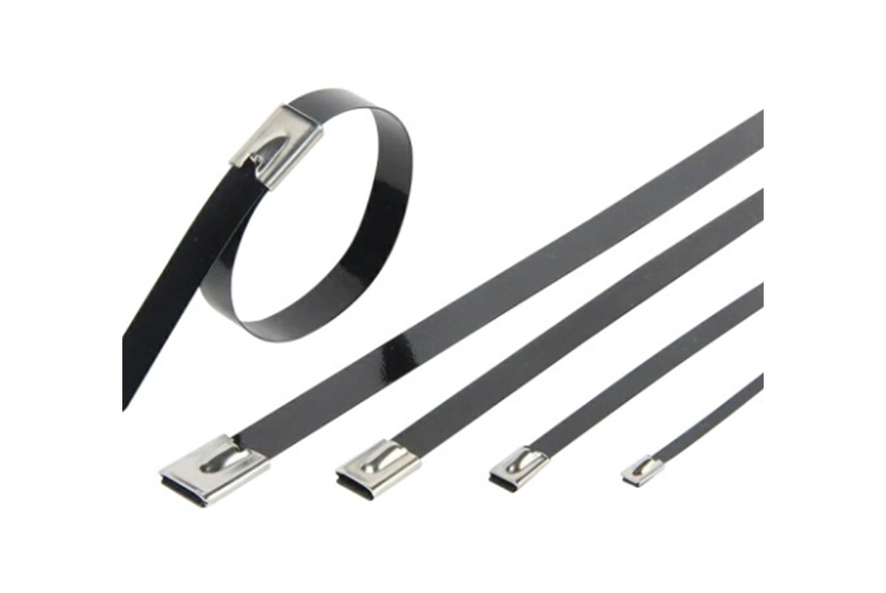 PVC Coated Stainless Steel Cable Tie-Ball Self-Lock